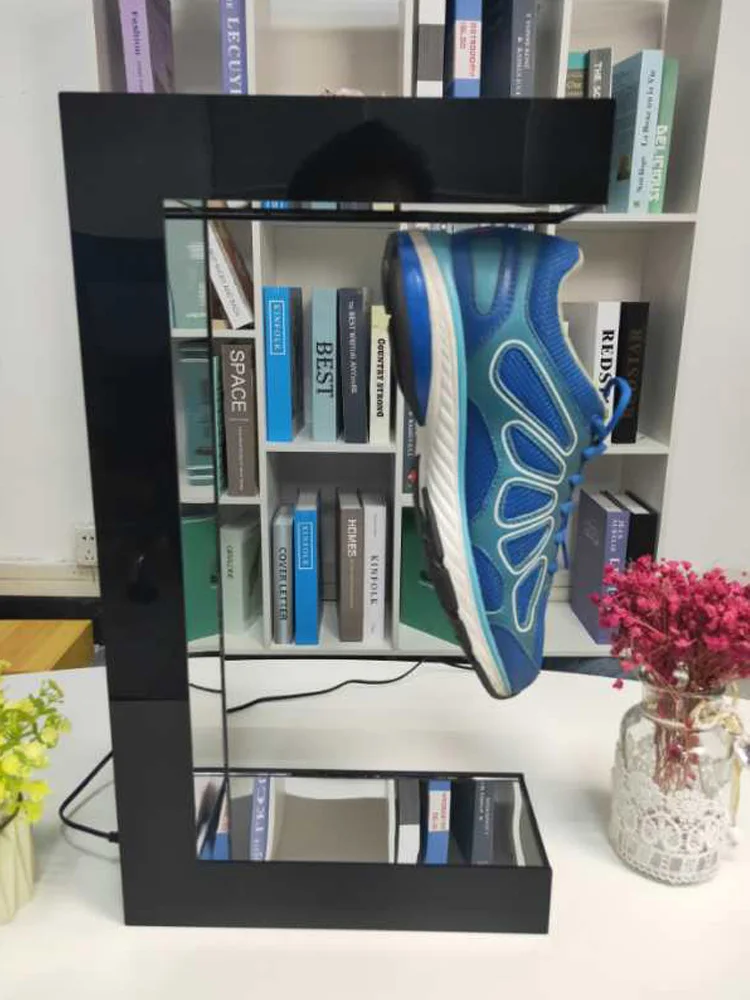 Плавающая магнитная левитация флакон для обуви держатель образцов магазина