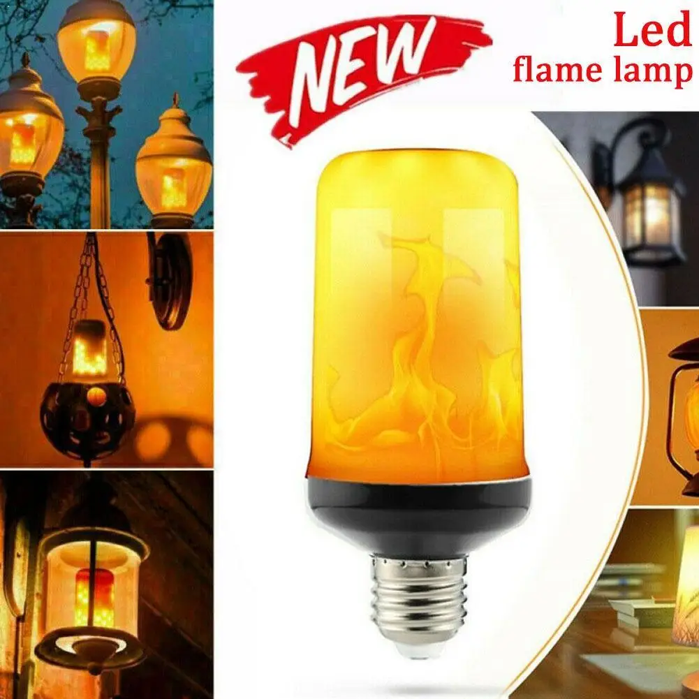 

Hot E27 96LED Creatieve Gazon Lampen Outdoor Muur Tuin Verlichting Simulatie Flame Fire Torch Decoratieve Dynamische Lampen X5C6