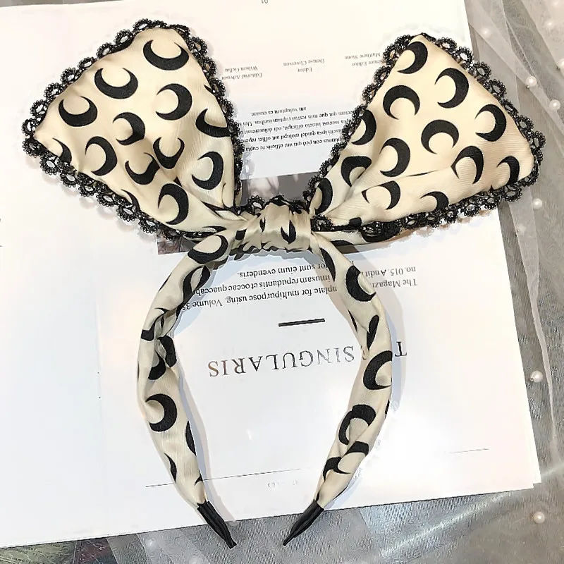 

2020 New Style Wide-brimmed Letter Headband Simple Fabric Hairband Korean Knotted Face Wash Hairpin Hair Accessories