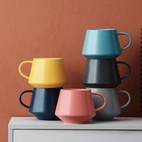 450ml high grade ceramic coffee cups coffee cup simple european style mug cappuccino flower cups latte