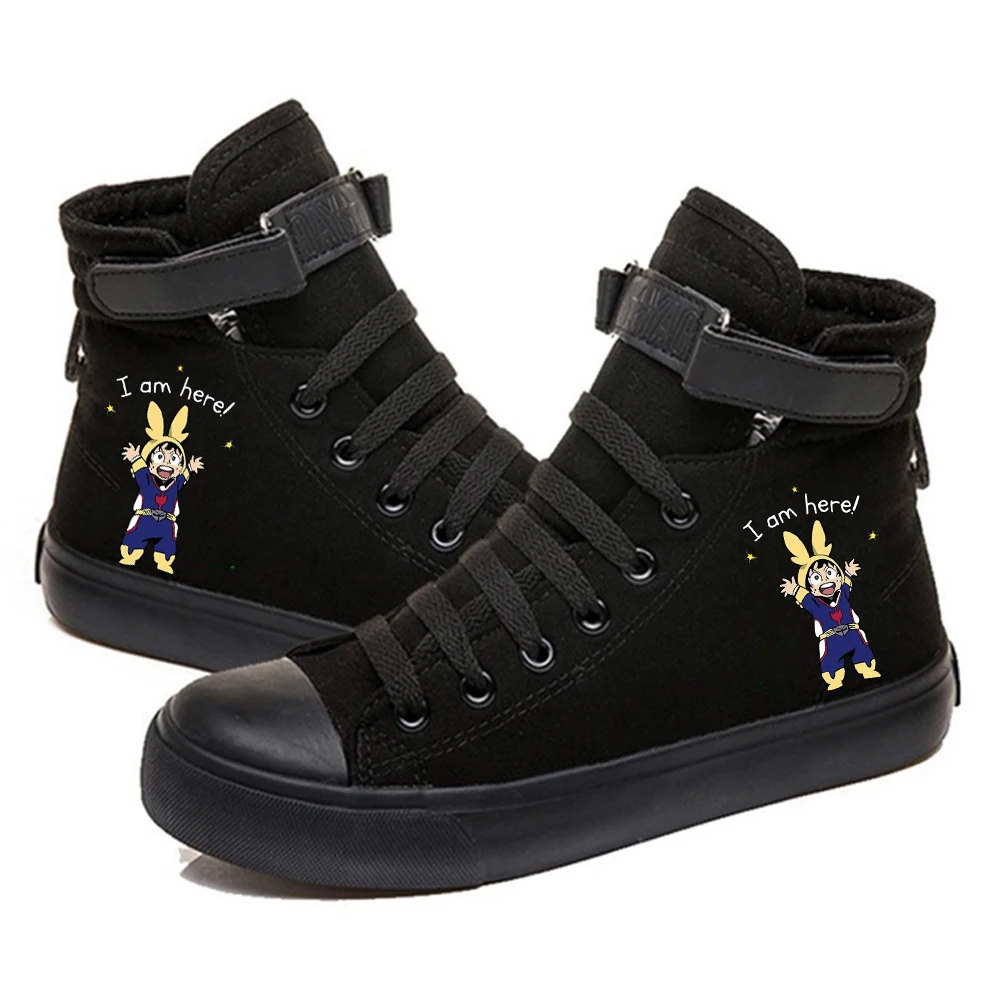 

My Hero Academia Kawaii Printed High Top Canvas Shoes Cozy Sneakers
