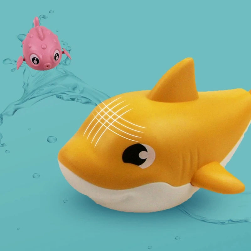 

85DE BPA Free Animal Rowboat Toy Beach Interactive Water Bathing Toys for Baby Bathtub Water Playing Toy Clockwork Bath Toy