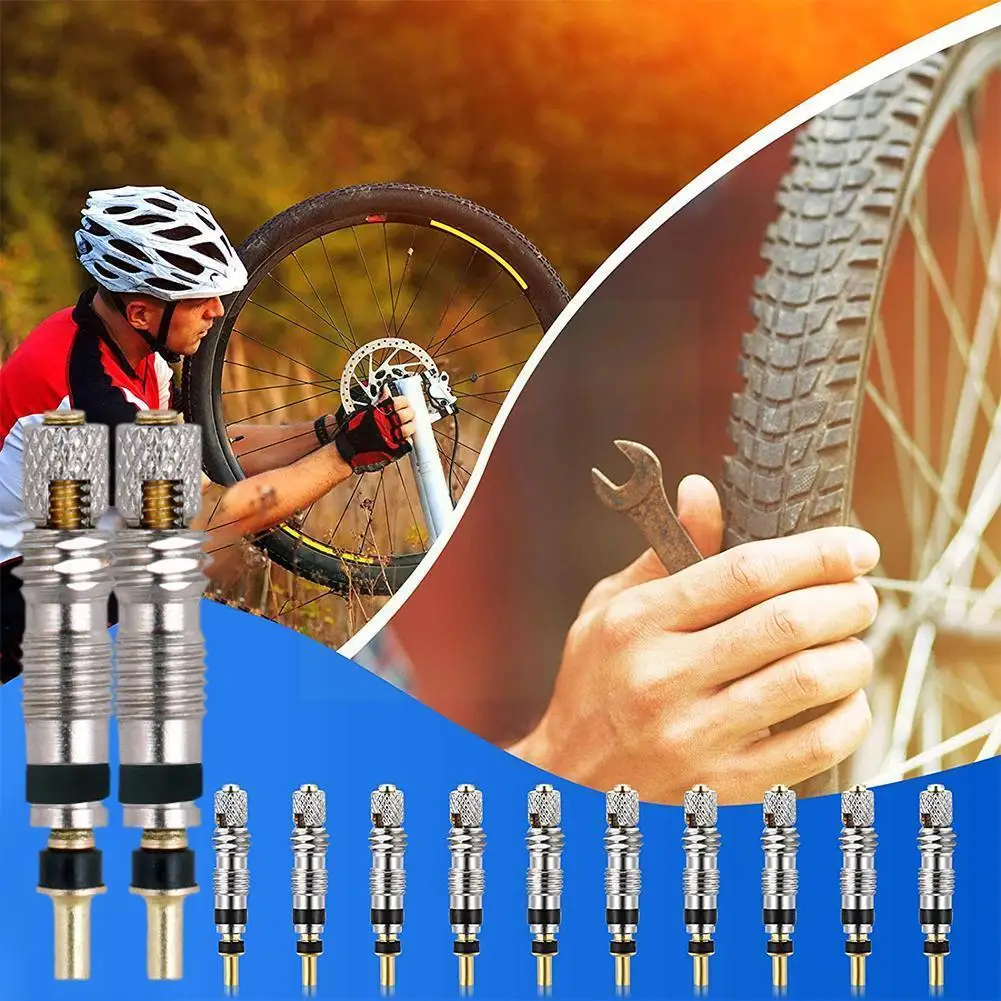 

1pc Detachable French Gas Nozzle Mountain Bike Tire Accessories Used For Presta With Detachable Core B9f9
