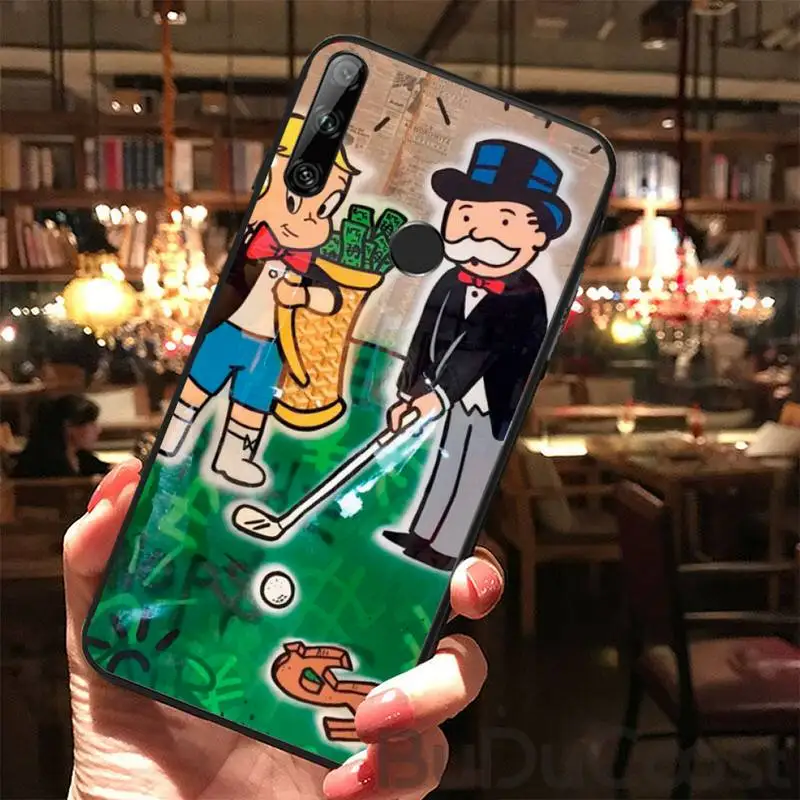 

Dollar Dictator Cartoon Soft Phone Case Capa For Huawei Y5 Y6 Y7 Y9 Prime Pro II 2019 2018 Honor 8 8X 9 Lite View9