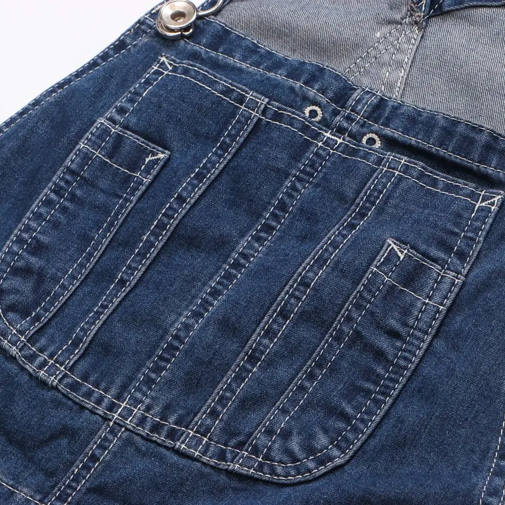 Мужские свободные комбинезоны больших размеров с большим карманом повседневные