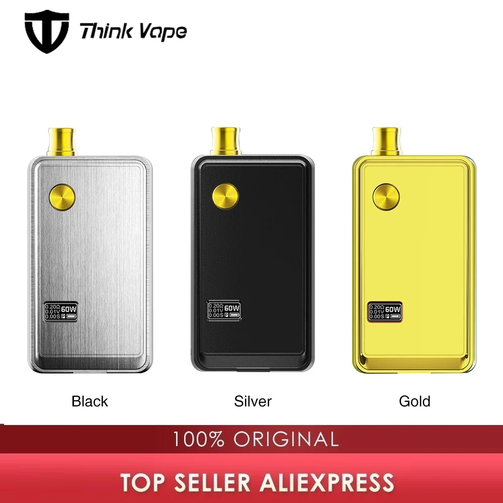 Портативный вейп-комплект Think Vape ZETA Pod 60 Вт вейп DTL MTL электронной сигареты система