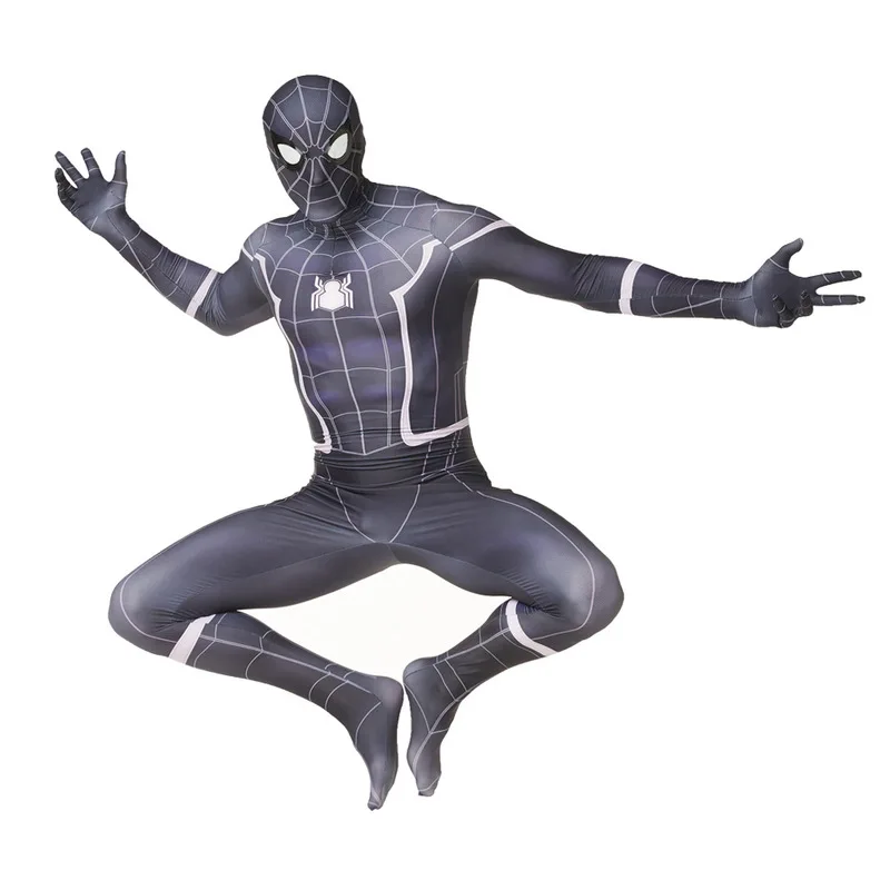 Back-to-School Hero Return Black Spiderman Conjoined Costume Spider-man Battle Clothes Role Playing Clothing New | Дом и сад