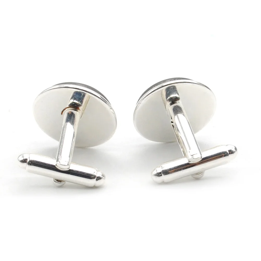 Рубашка мужская с надписью на пуговицах Белый/Черный Костюм Из Посеребренного