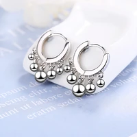 new fashion bohemia ethnic lovely hoop earrings with small star ball pendants dangle huggies charming piercing earring gifts