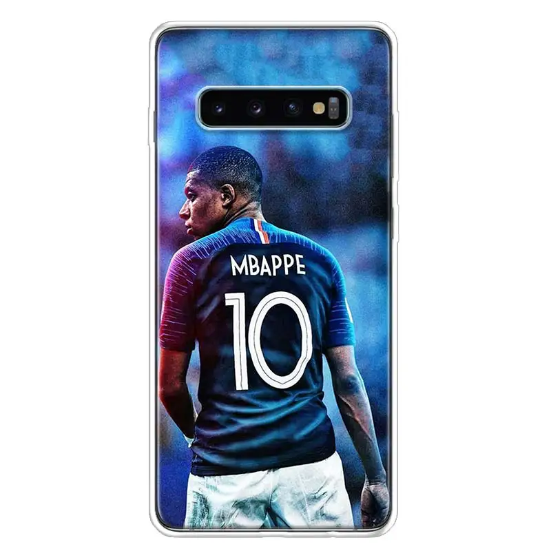 TW164-1 Mbappe крышка чехол для телефона для samsung Galaxy S10+ Note 10 9 8 S9 S8 J4 J6 J8 плюс S7 S6 корпус под плетенную сумку - Цвет: TW164-1