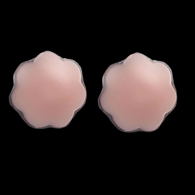 

New Nipple Cover Ultra-thin Stealth Milk Paste Hidden Flower-like Silicone Bra To Prevent Accidental Exposure