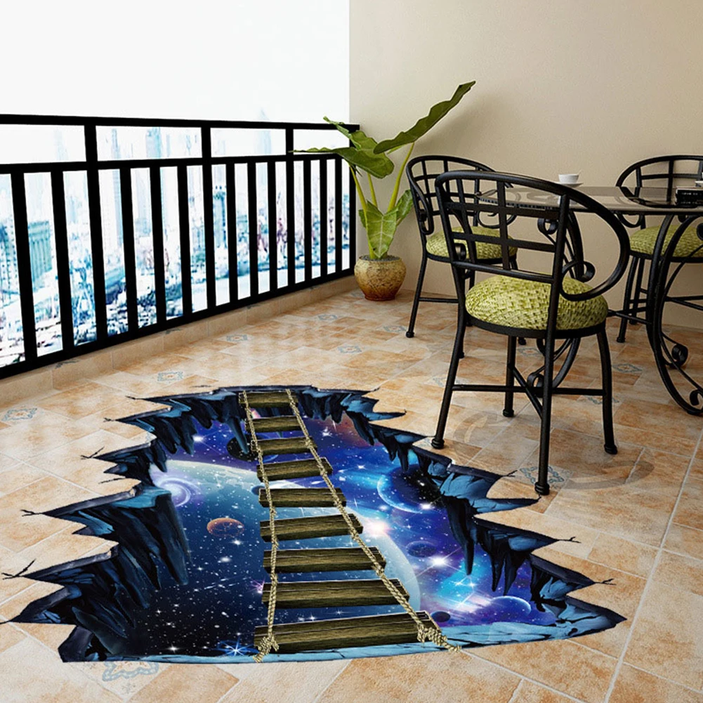 Горячая продажа 3D космическое пространство Наклейка на стену галактика Звездный