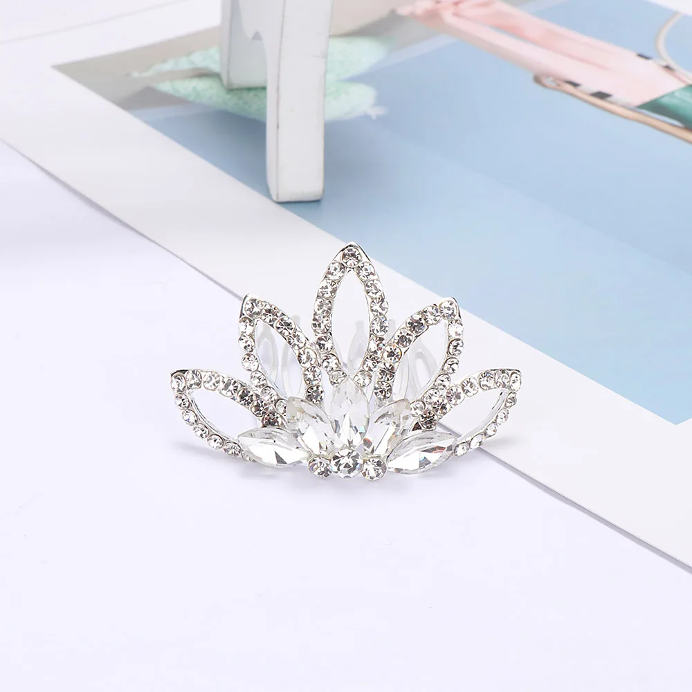 Тиары и короны с кристаллами в стиле принцессы повязка на голову цветами для