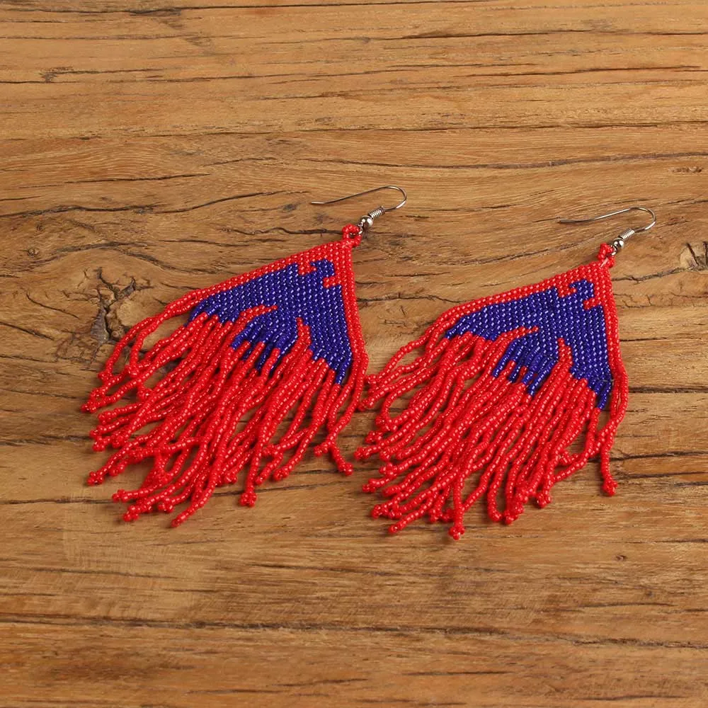 Rttooas модные серьги с бусинами для самостоятельного изготовления длинные большие