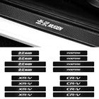 Стайлинг автомобиля 4 шт. защитная наклейка из углеродного волокна на порог автомобиля Для Mugen Power Honda Civic Accord CRV HRV Jazz City civic typer