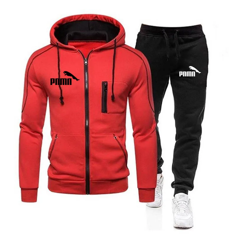 

Autumn and winter 2021 new men's wear, men's Hoodie Set + pants two-piece set, sports and leisure men's wear, jogging two-piece