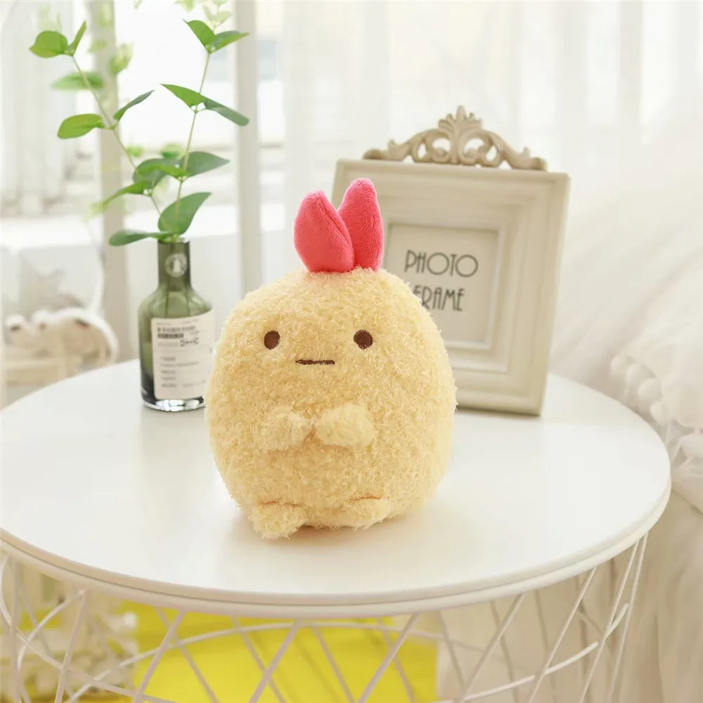Мультяшная Милая подвеска Sumikko Gurashi креветка длинное тело Tempura плюшевые игрушки и