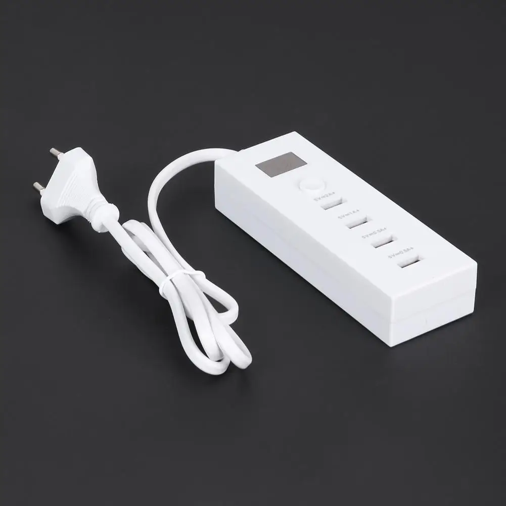 4 Порты Многофункциональный USB Зарядное устройство быстрой зарядки Smart Plug