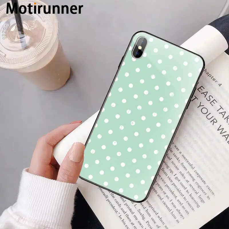 Motirunner простой маленький свежий мятно-зеленый умный чехол для телефона iPhone 11 pro XS