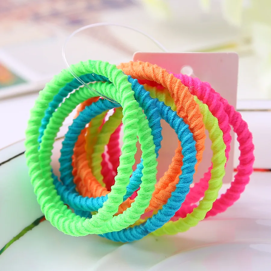 

10PCS/Lot Baby Girls Hair Rope Children Baby Elastic Hair Rubber Bands Kids Hairbands Headbands Hair Tie Ring Headwear Scrunchie