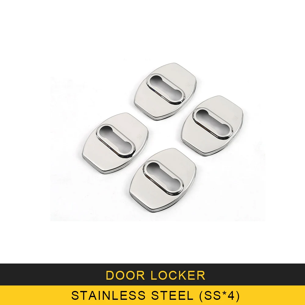 GELINSI Door Gate Locker Lock Cover Trim Frame Sticker Interior Accessories for Toyota Land Cruiser 2016 Car Styling | Автомобили и