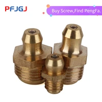 peng fa brass material of gb1152 brass straight oil nozzle oil injection nozzle wheel chain lubricating oil nozzle