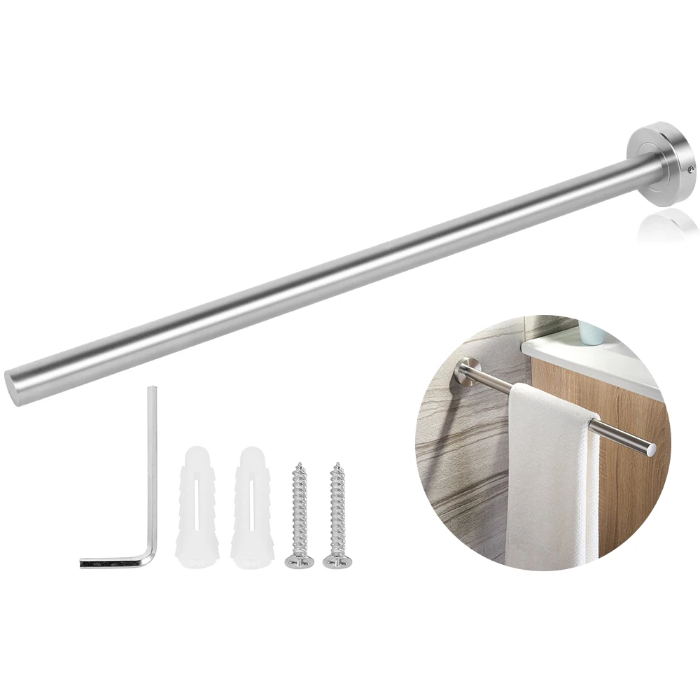 

Towel Holder 40cm Stainless Steel Kitchen Bathroom Towel Holder for Towels Bar Rail Hanger Towel Rack
