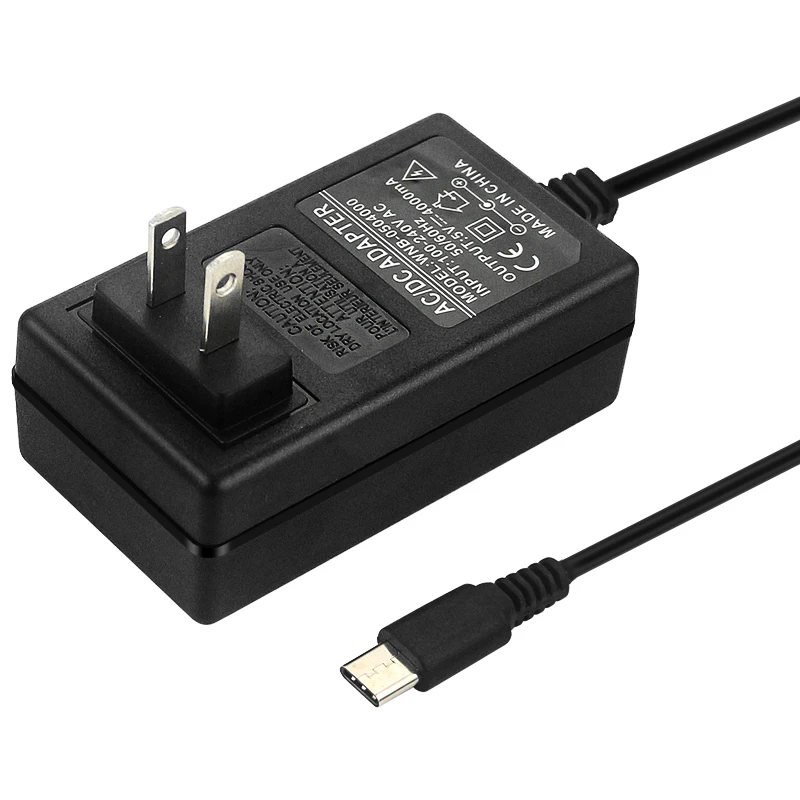 Jetson Nano 5V 4A Питание Тип C DC Вход 100-240V CE адаптер источника питания США штекер USB