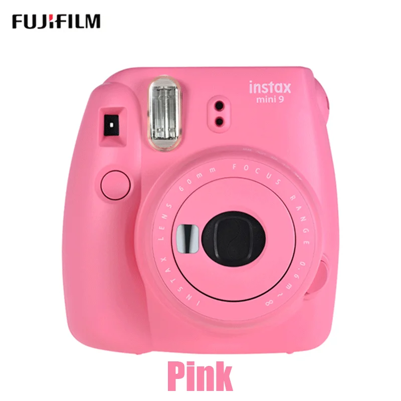 mini 9 Pink 5 цветов Fujifilm Instax polaroi Mini 9 мгновенная камера Mini7c instantanea фото камера Мальчик девушка романтический подарок - Цвет: mini 9 Pink