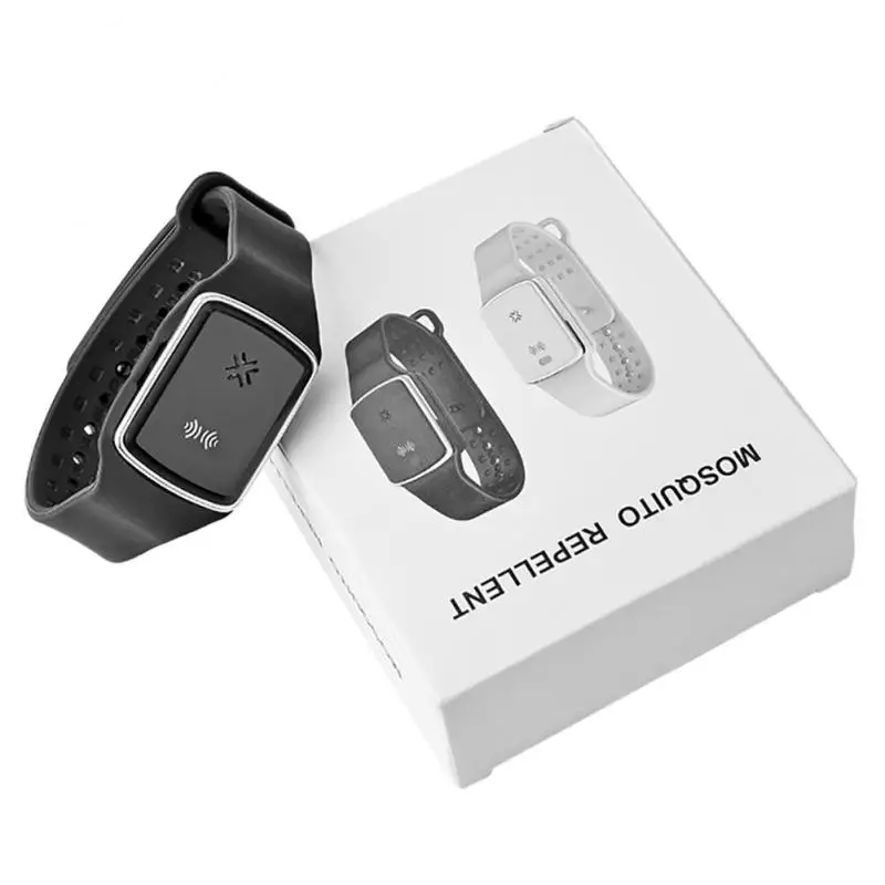 2020 новый ультразвуковой браслет с натуральным репеллентом от комаров