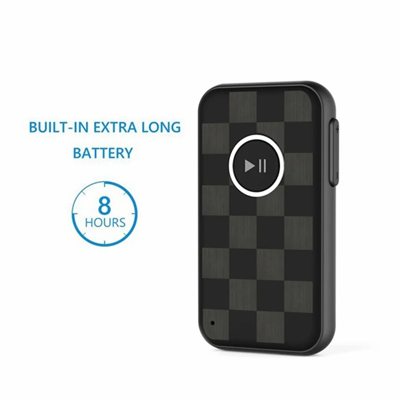

Bluetooth 5.0 Car Bluetooth Receiver, AUX Adapter Music Receiver Suitable for Home Stereo Wired Headset, Hands-Free Call