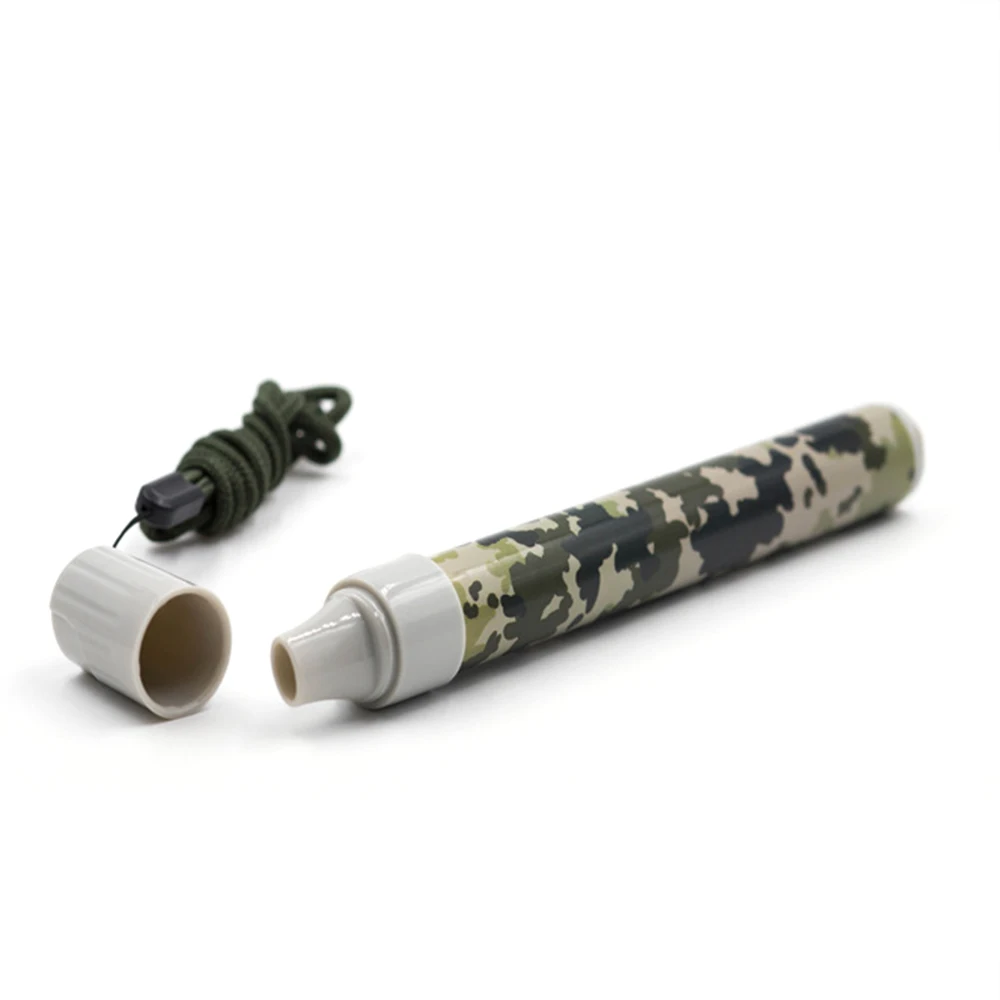 

Outdoor Water Straw Filter Purifier Nozzle Water Wading Supplies Tools for Outdoor Camping Travel Emergency Prepping