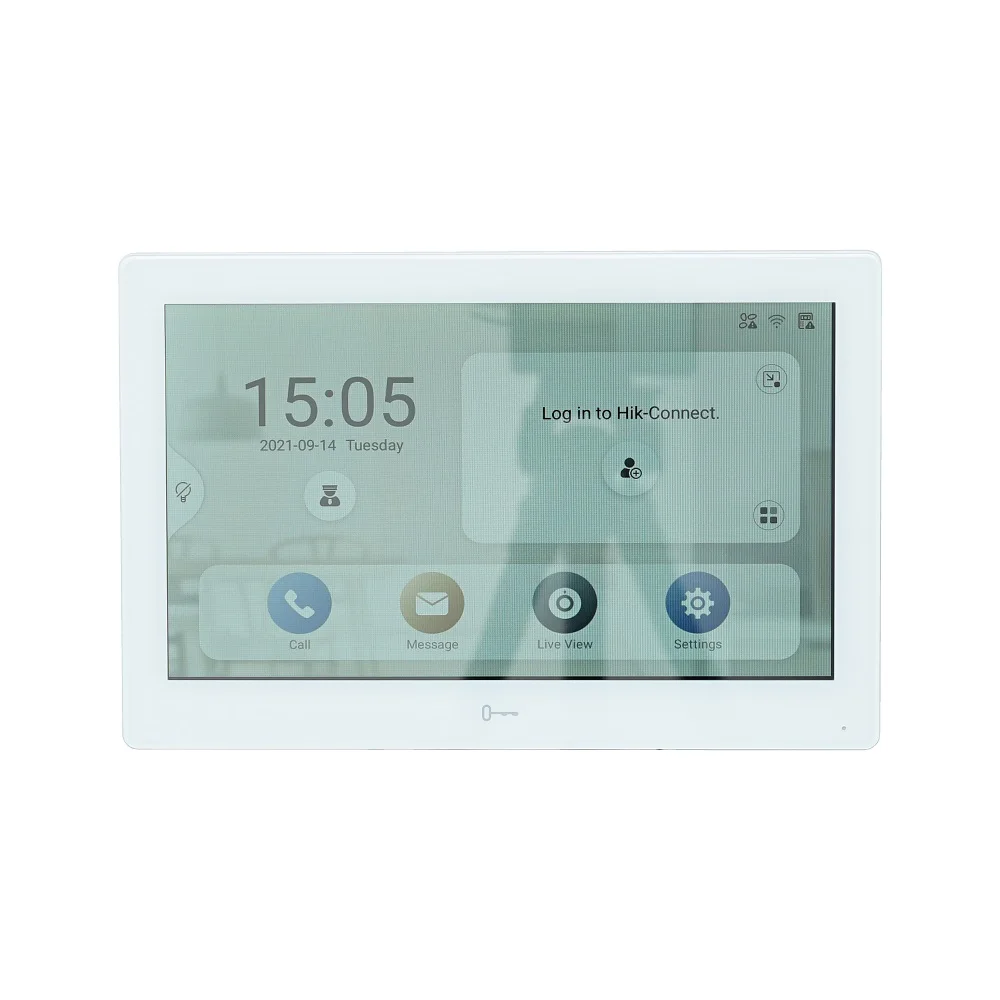 Мультиязычный внутренний монитор HIK DS-KH9510-WTE1 дюйма 802.3af POE приложение Hik-connect Wi-Fi