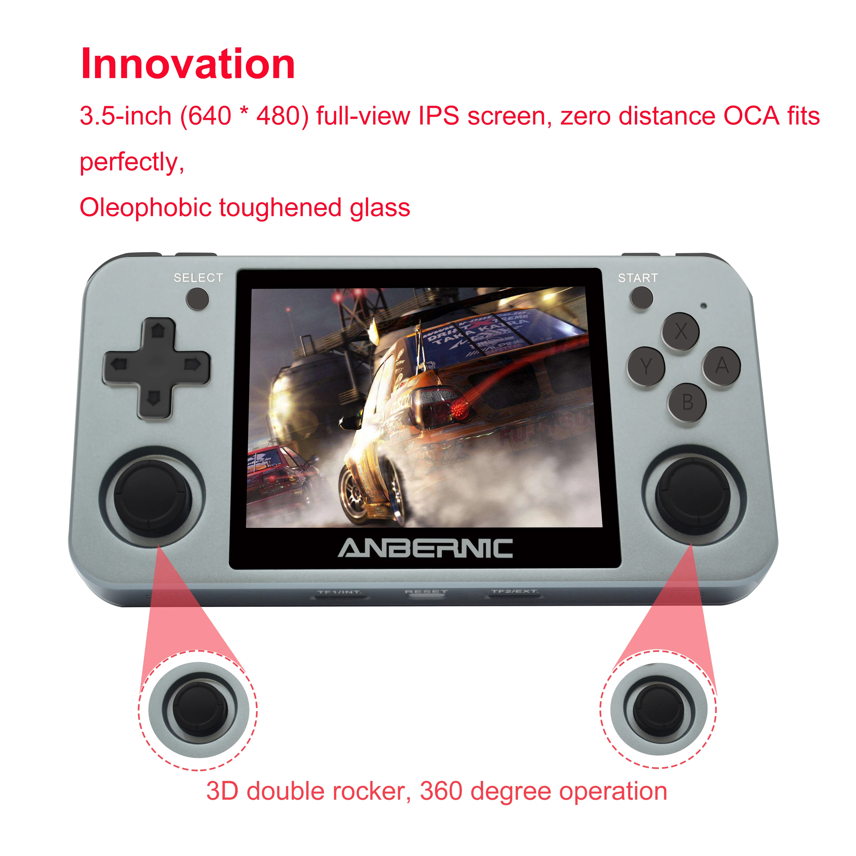 Видеоигры в ретро стиле WESICH RG350M обновленная игровая консоль ps1 64 битная игра