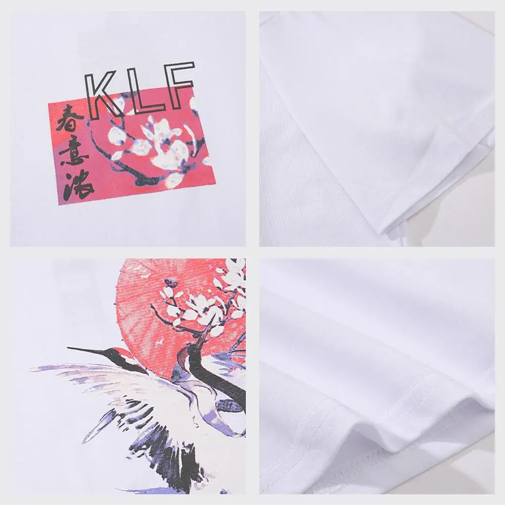 Aelfric Eden Футболка Мужская хип хоп Уличный сверхразмерный кран печатных футболки