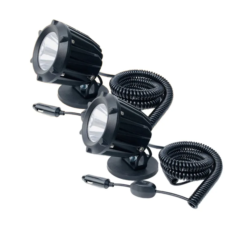 2 set 12v 24v Автомобильный светодиодный портативный светильник ремонт Аварийный Рабочий светильник грузовик крыши магнит прожектор для внедорожника 4x4 дальнего света - Цвет: 2 set