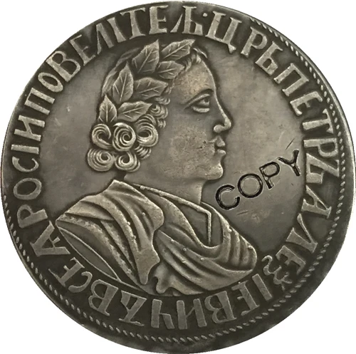 Европейские монеты Петра I копия 35 мм 1703|coin copy|coin coinscoins russia |