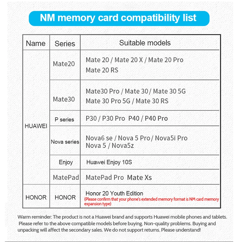 UTHAI Huawei Mate20 Mate30 X Pro P30 P40 Series Nova5 6 Matepad 2021 плавно читает высокоскоростную флеш память