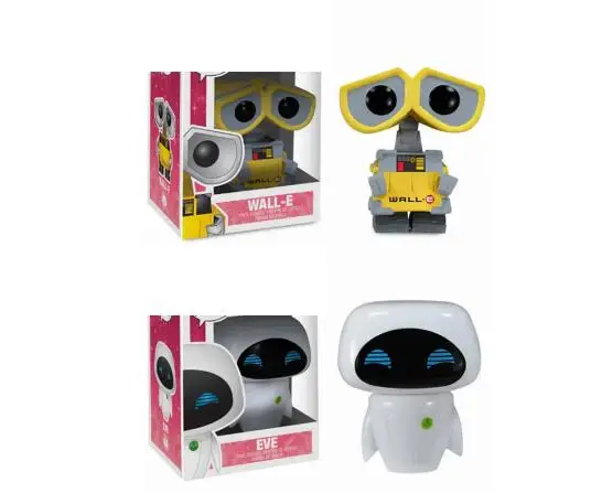 FUNKO фильм Pixar аниме Рисунок игрушки Ева & WALL E Виниловая фигурка брелок