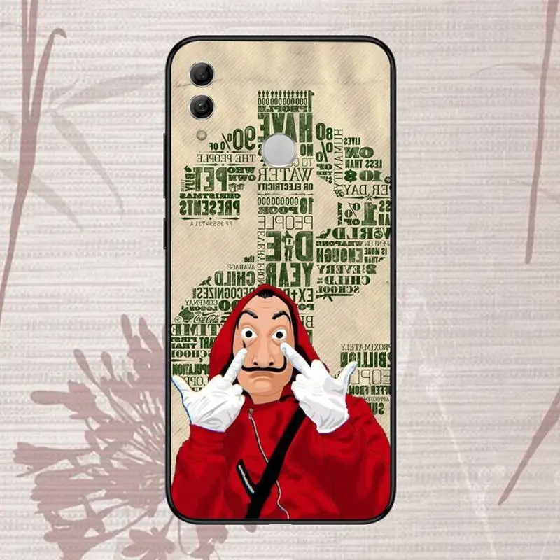 

Spain TV Money Heist House Paper Phone Case For Huawei Honor view 7a5.45inch 7c5.7inch 8x 8a 8c 9 9x 10 20 10i 20i lite pro