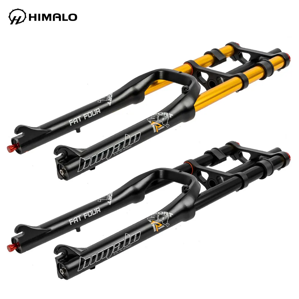 Велосипедная вилка на два плеча с регулировкой отскока Подвеска замок для
