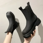 Ботинки-челси женские из натуральной кожи, Осень-зима 2021