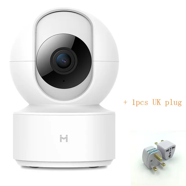 Смарт-Камера Xiaomi Mijia chuangmi xiaobay, 1080 P, HD, цветной, низкий светильник, технология, ночная версия, беспроводное приложение Wi-Fi для умного дома - Цветной: dd UK plug