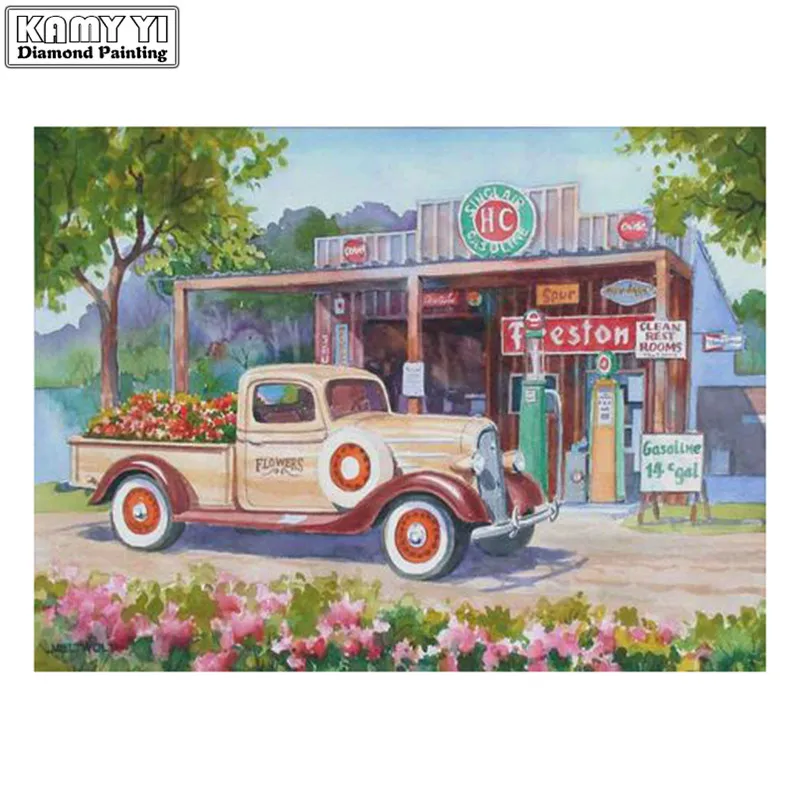 

Полностью квадратная/круглая дрель 5D DIY Алмазная машина 3D вышивка крестиком Мозаика Стразы Декор HYY