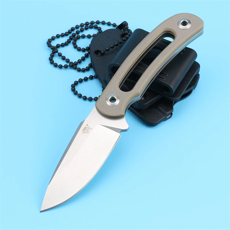 

7132 Fixed Blade Knife 8Cr14mov Blade with Knife Sheath