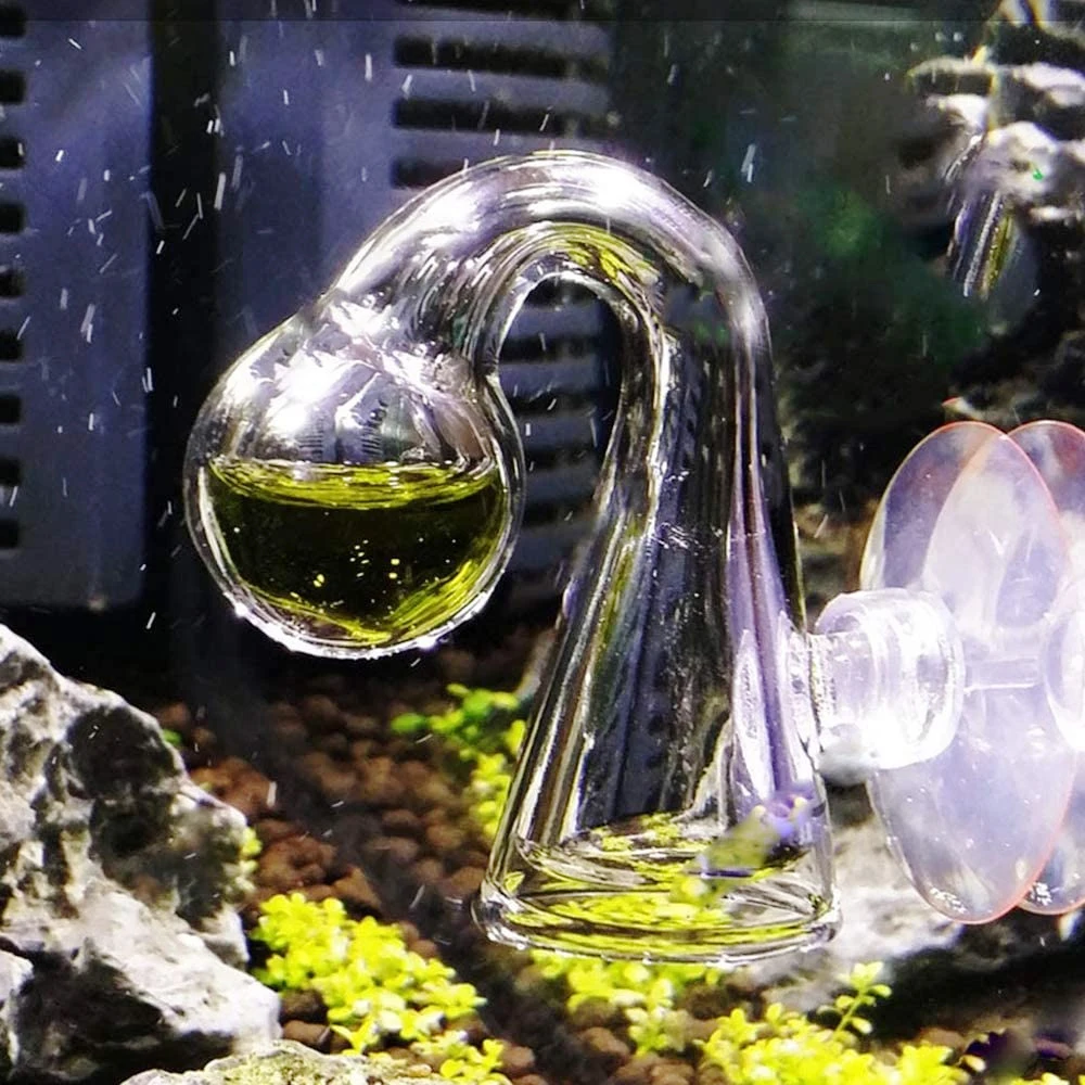 Водный стеклянный датчик CO2 монитор с диоксидом углерода для аквариумных