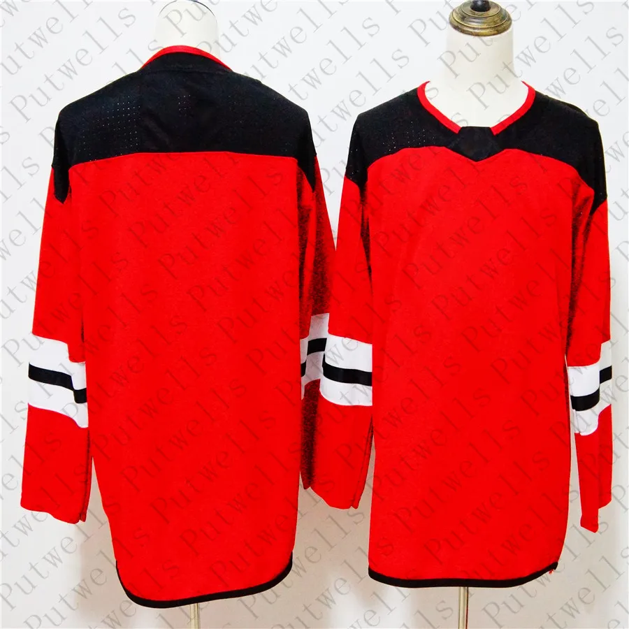 

2021 Men's America Ice Hockey Jersey New Jersey Nico Hischier Jack Hughes P.K. Subban Taylor Hall Martin Brodeur Corey Schneider