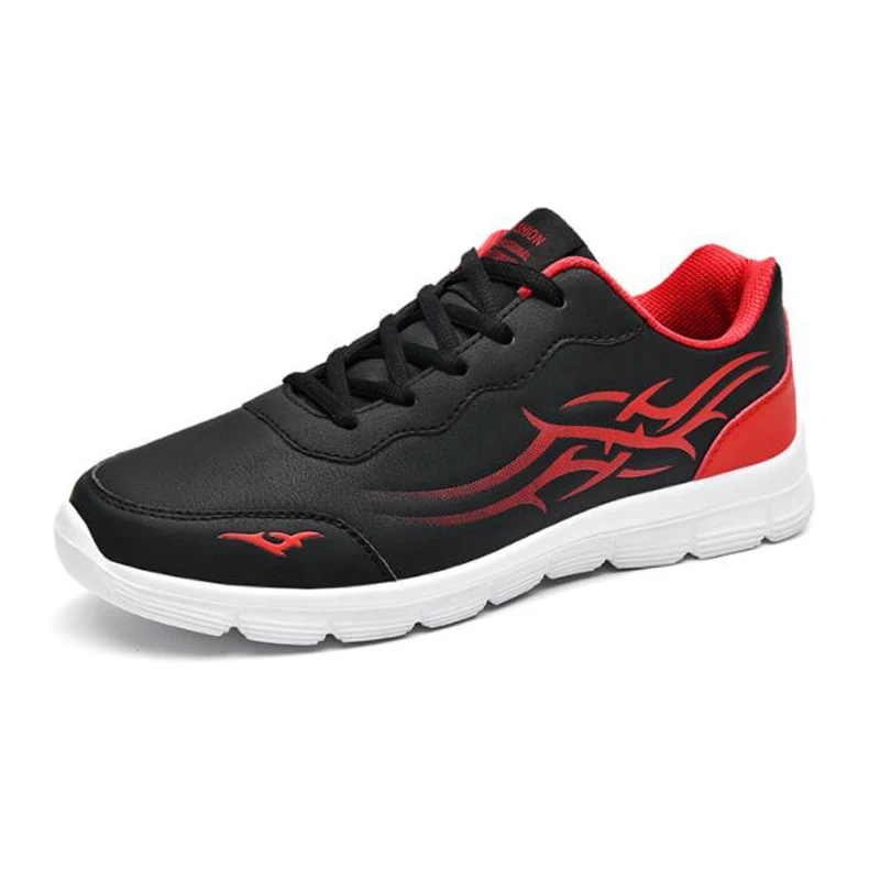 

2021Casual Shoes Men's Light Sneakers Fashion Large Size Outdoor Sport Spring Autumn Comfortable Walking 46 Red New Style Design