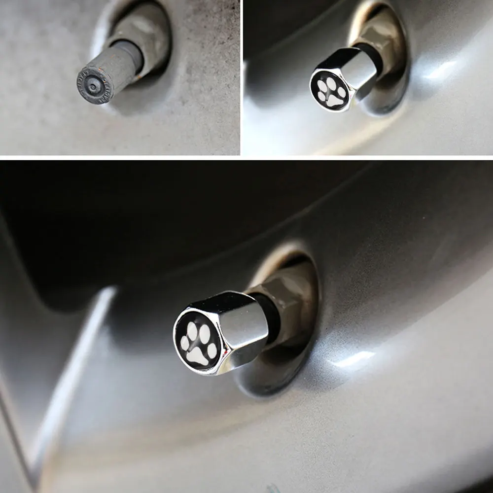 DSYCAR 1 комплект цинковый сплав противоугонные автомобильные колеса крышки