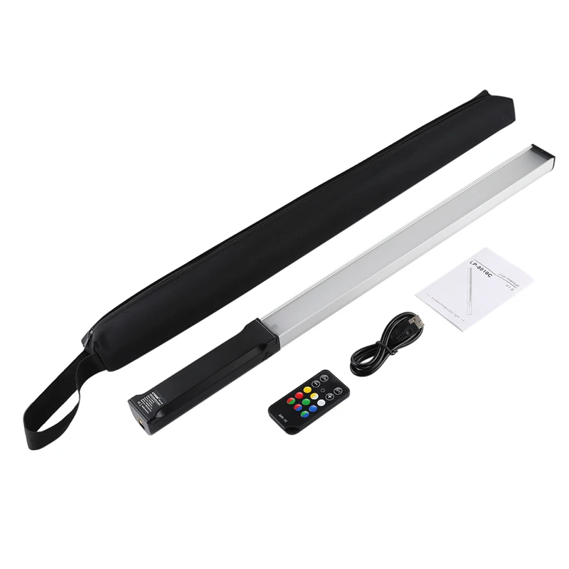 RGB Colorful Phototgraphy Photo LED Stick Remote Control C Handheld 12 Levels Color Temperature Video Fill Light | Электроника